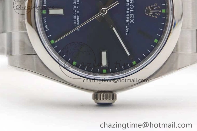 MiroTime 0105 Oyster Perpetual 39mm 114300 EWF 1:1 Best Edition 904L Steel Blue Dial on SS Bracelet SA WaterResistant 2005
